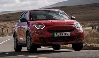 Fiat 600e UK - front cornering